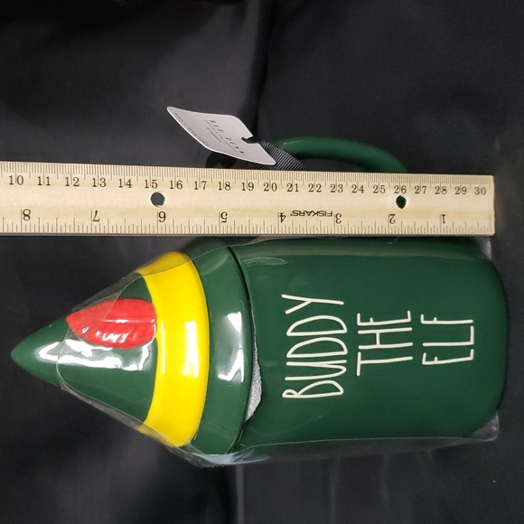 Rae Dunn NWT BUDDY THE ELF Lidded Mug - Picture 6 of 6